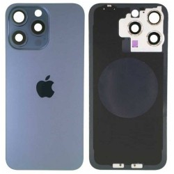 Apple iPhone 15 Pro Max Rear Housing Door - Blue Titanium