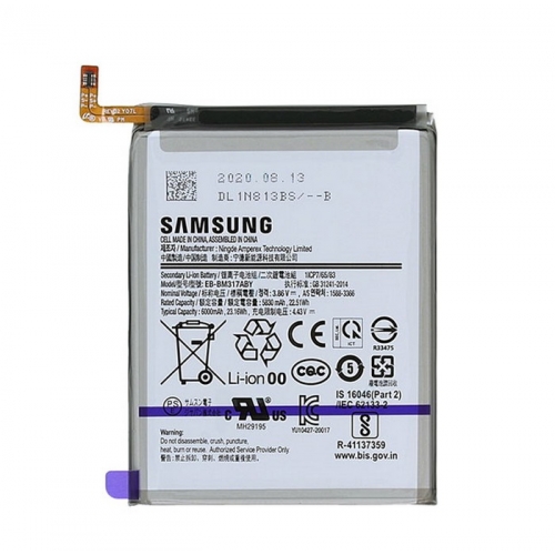 samsung m31s battery capacity