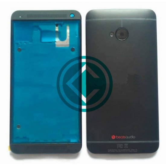 HTC One M7 Complete Housing Panel Replacement Black Cellspare